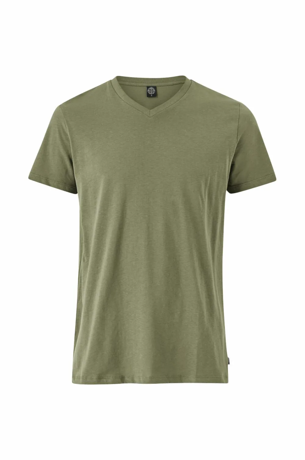 Ellos Basistøj|T-Shirts & Tanktoppe>Collection T-shirt Karl V-neck Skovgrøn