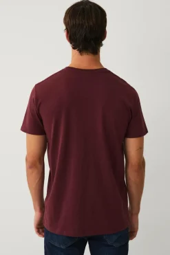 Ellos Collection T-shirt med rund hals Bourgogne Online