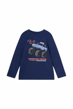 Ellos Collection T-shirt med lange ærmer Blå dybder New