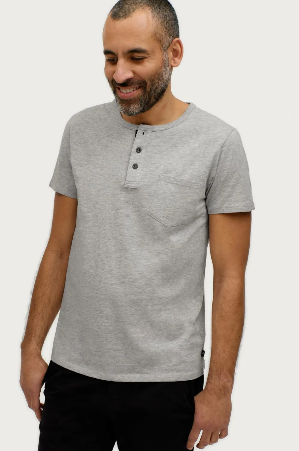 Ellos Collection T-shirt Tom Gråmeleret Hot
