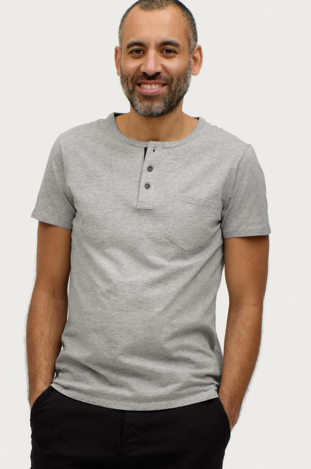 Ellos Collection T-shirt Tom Gråmeleret Hot
