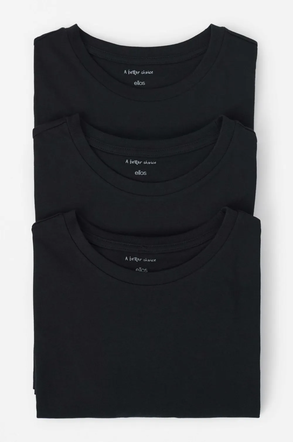Ellos Basistøj>Collection T-shirt Cole 3-pack 3-pak sort