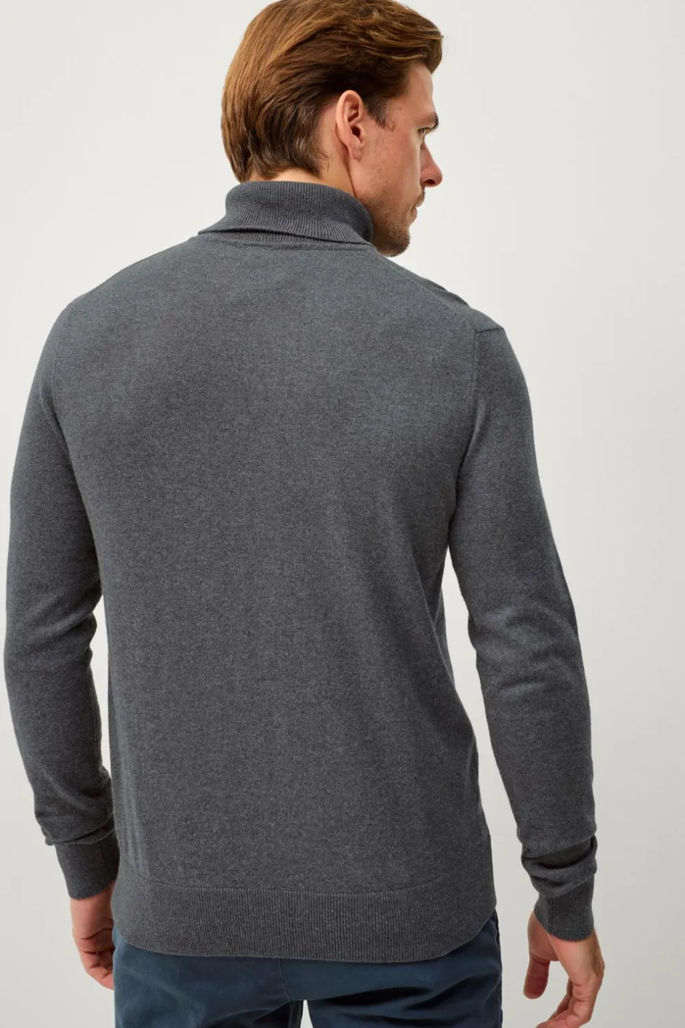 Ellos Collection Turtleneck trøje Jake Antracitgrå Best