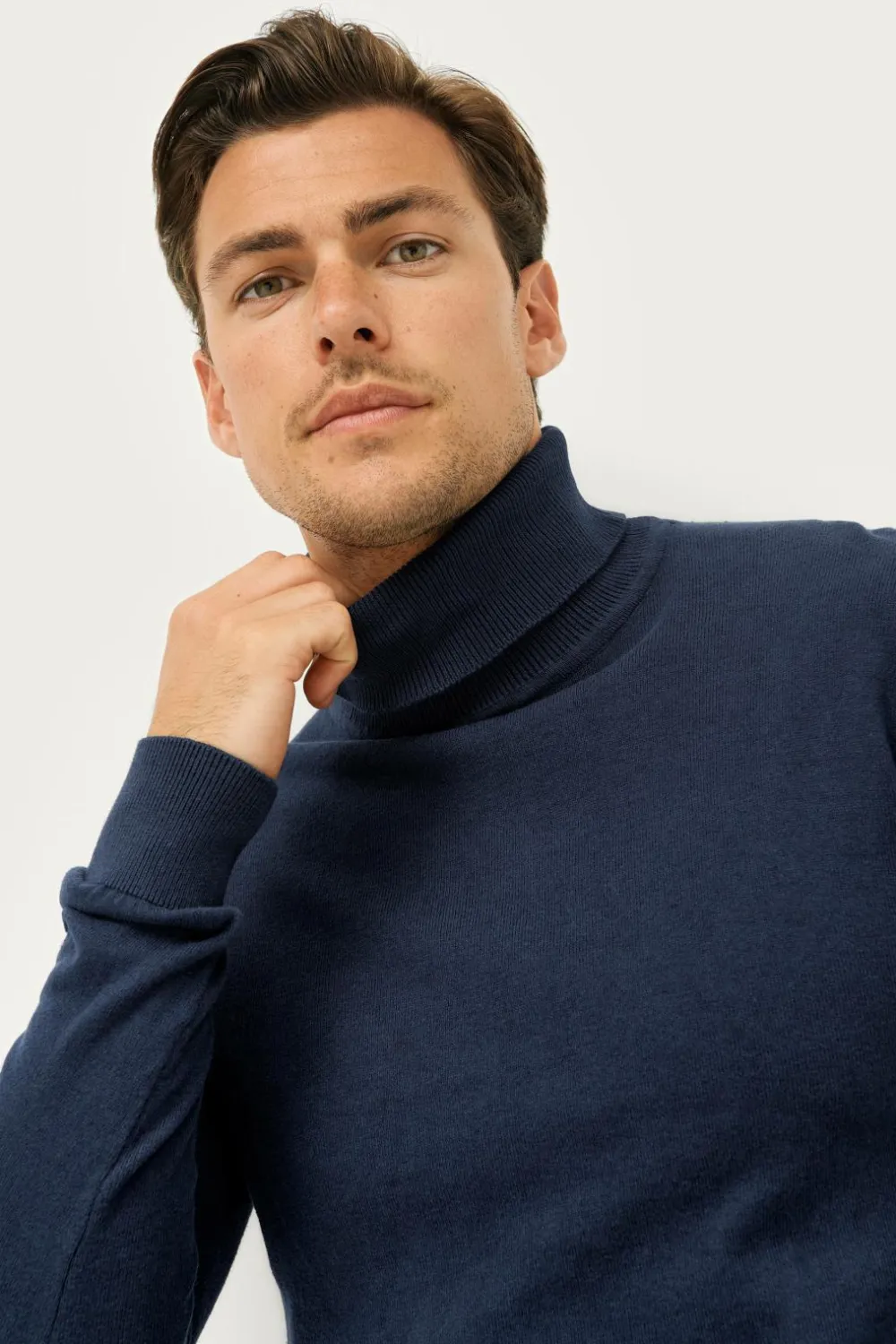 Ellos Basistøj|Trøjer>Collection Turtleneck trøje Jake Bleu marine