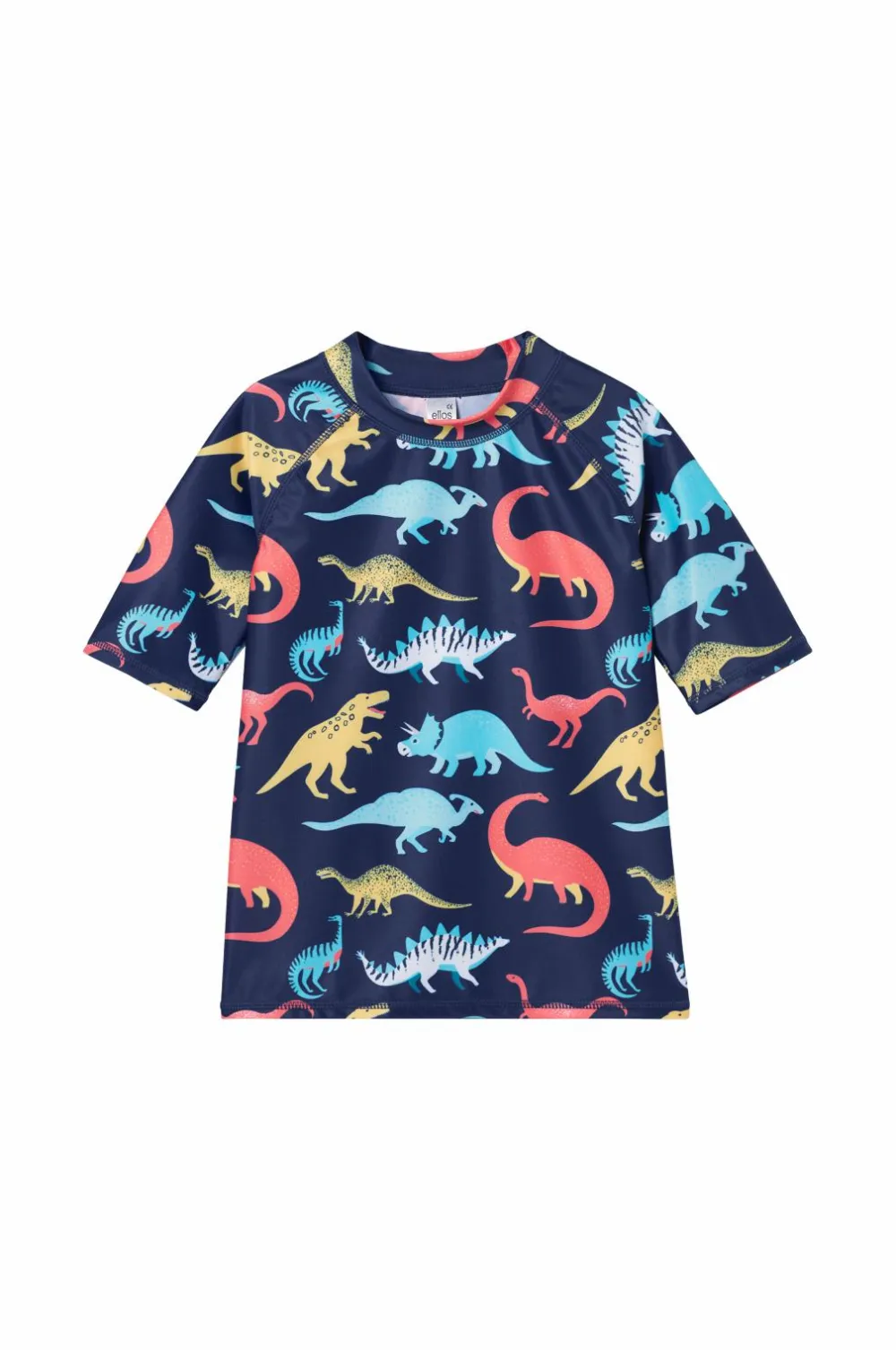 Ellos Badetøj>Collection UV-sæt med top og shorts Blå dino