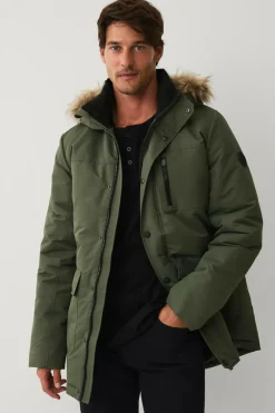 Ellos Jakker & Frakker>Collection Varmt foret parka grøn