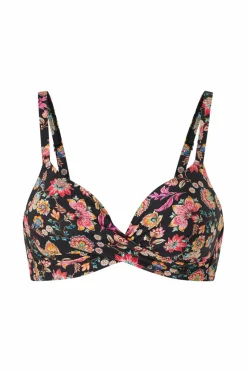 Ellos Collection Vatteret bikini-BH med bøjle Blomstret Clearance
