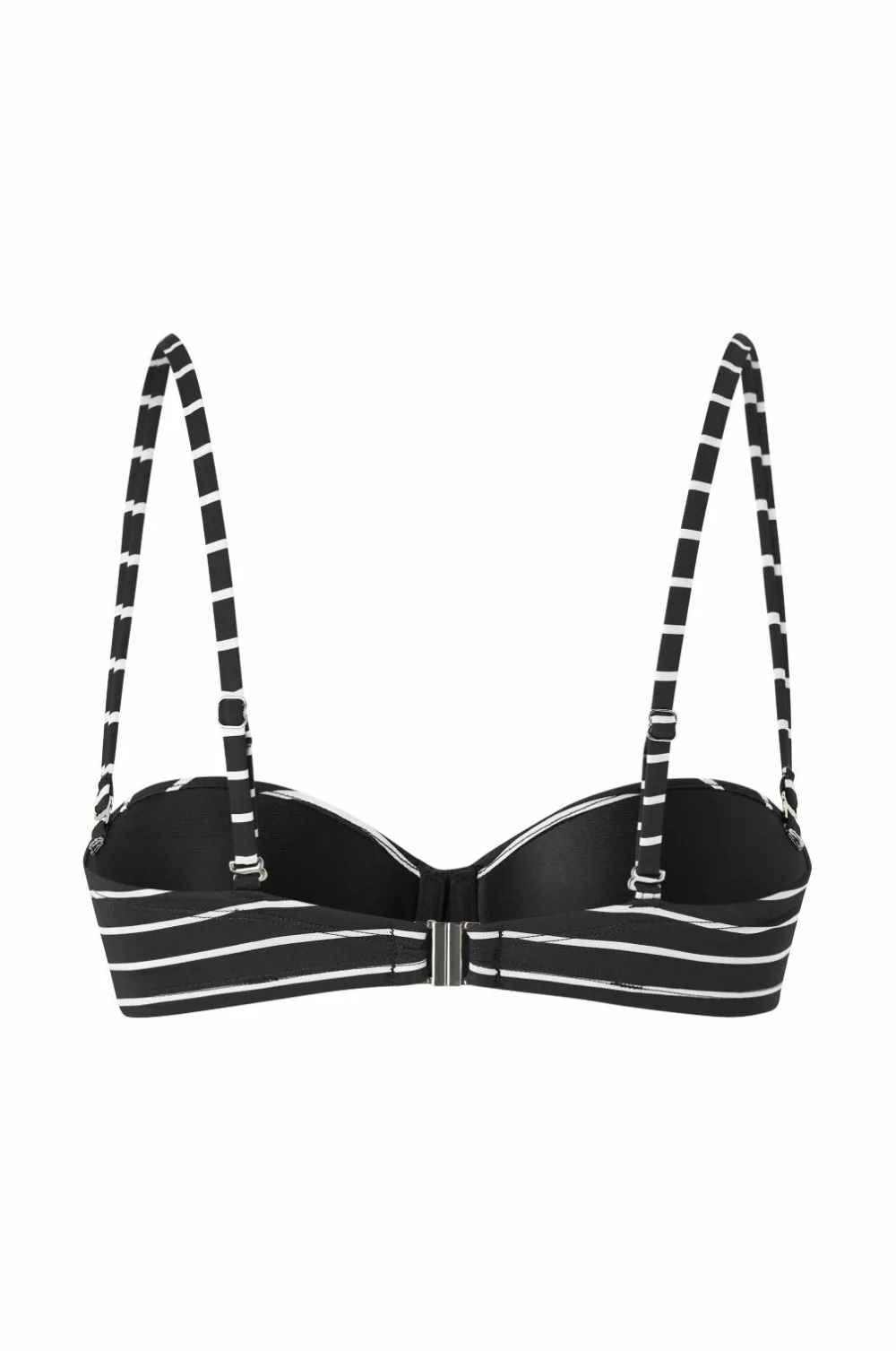 Ellos Bikinier & Bikinidele>Collection Vatteret Balconette Bikini-BH med bøjle Sort/hvidstribet