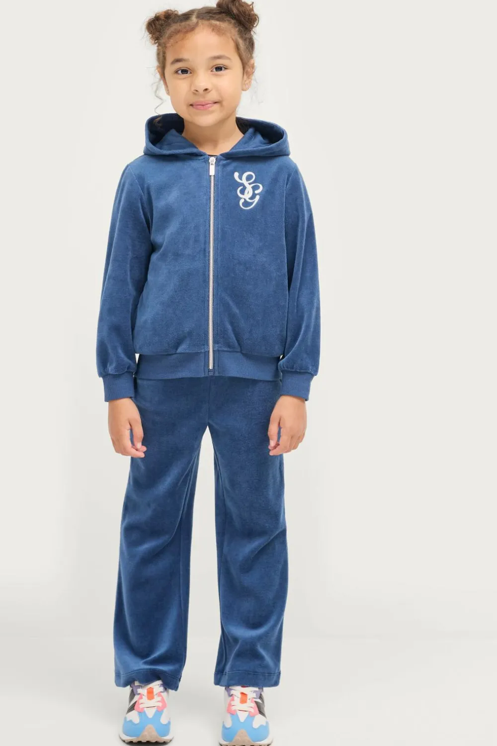 Ellos Collection Veloursæt Minna Mørkeblå Online