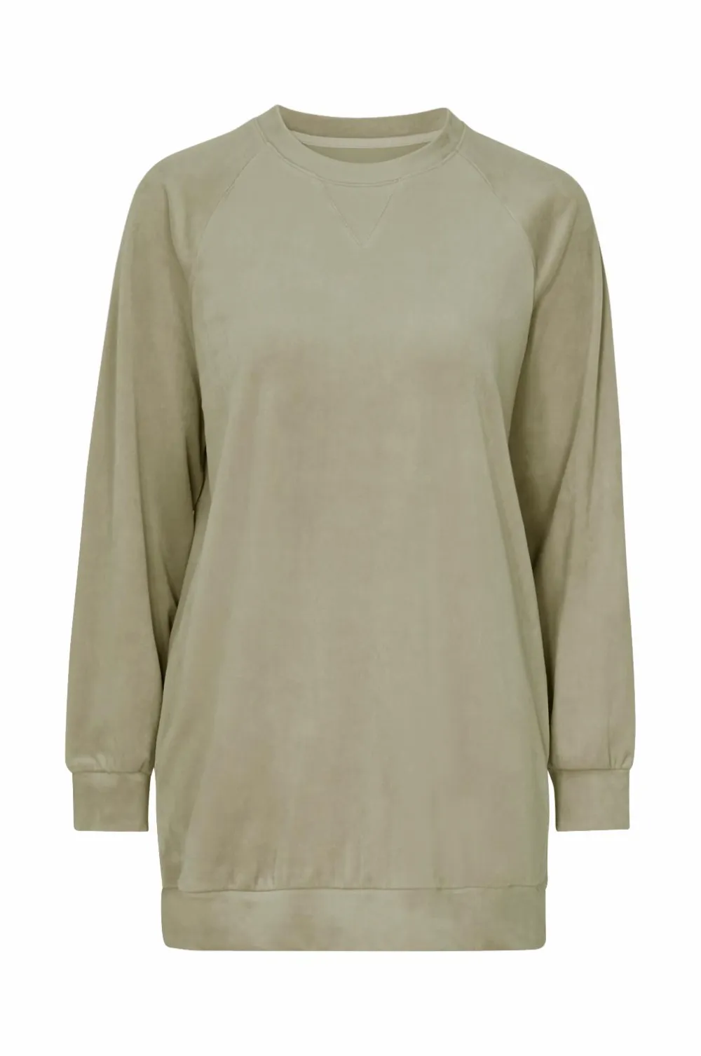 Ellos Collection Veloursweater Grøn