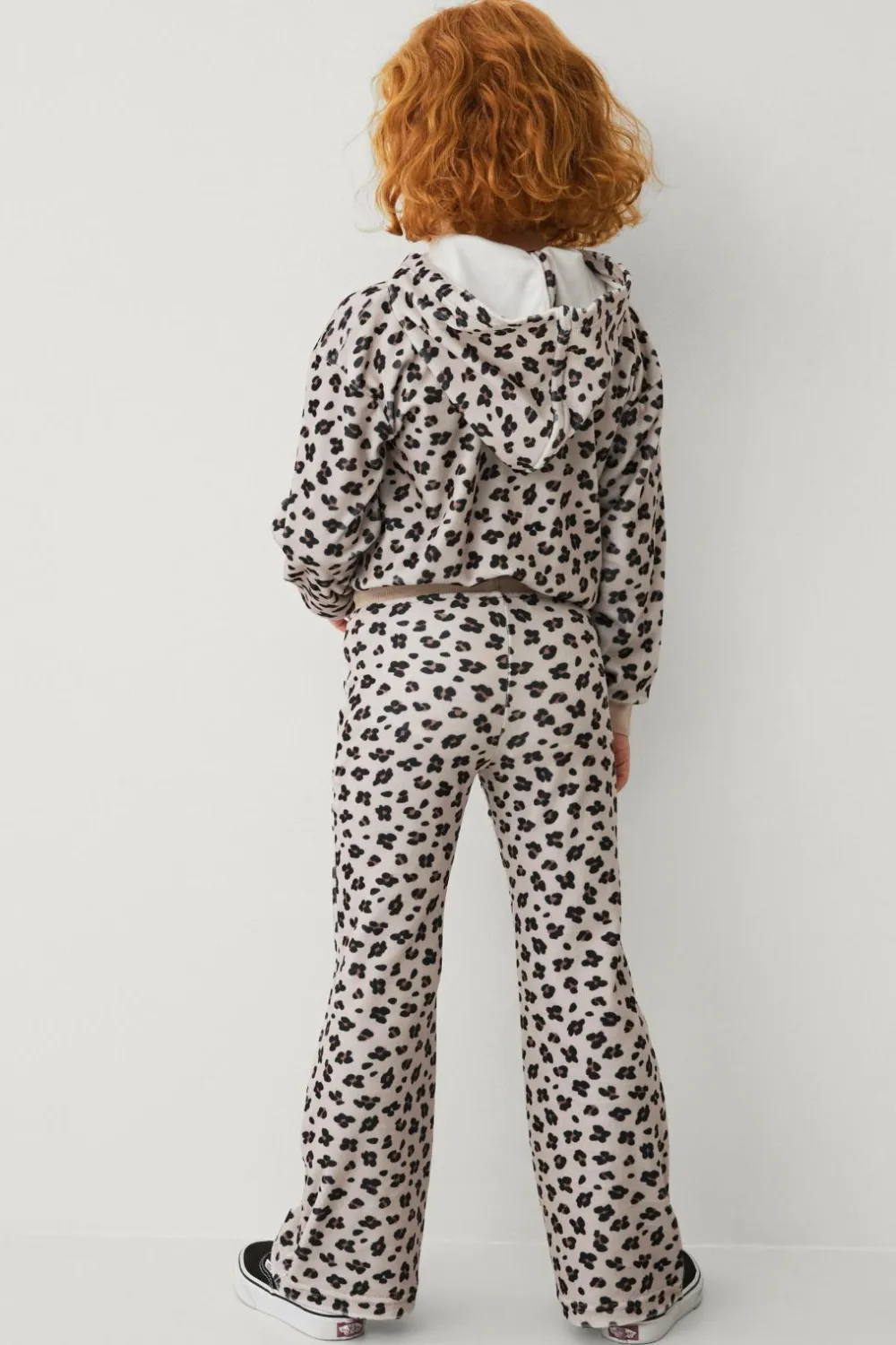 Ellos Sæt Til Børn>Collection Veloursæt leopardmønstret