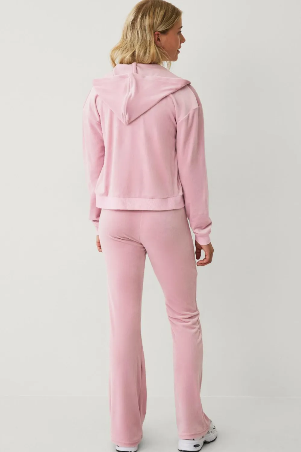 Ellos Collection Veloursæt rosa Discount
