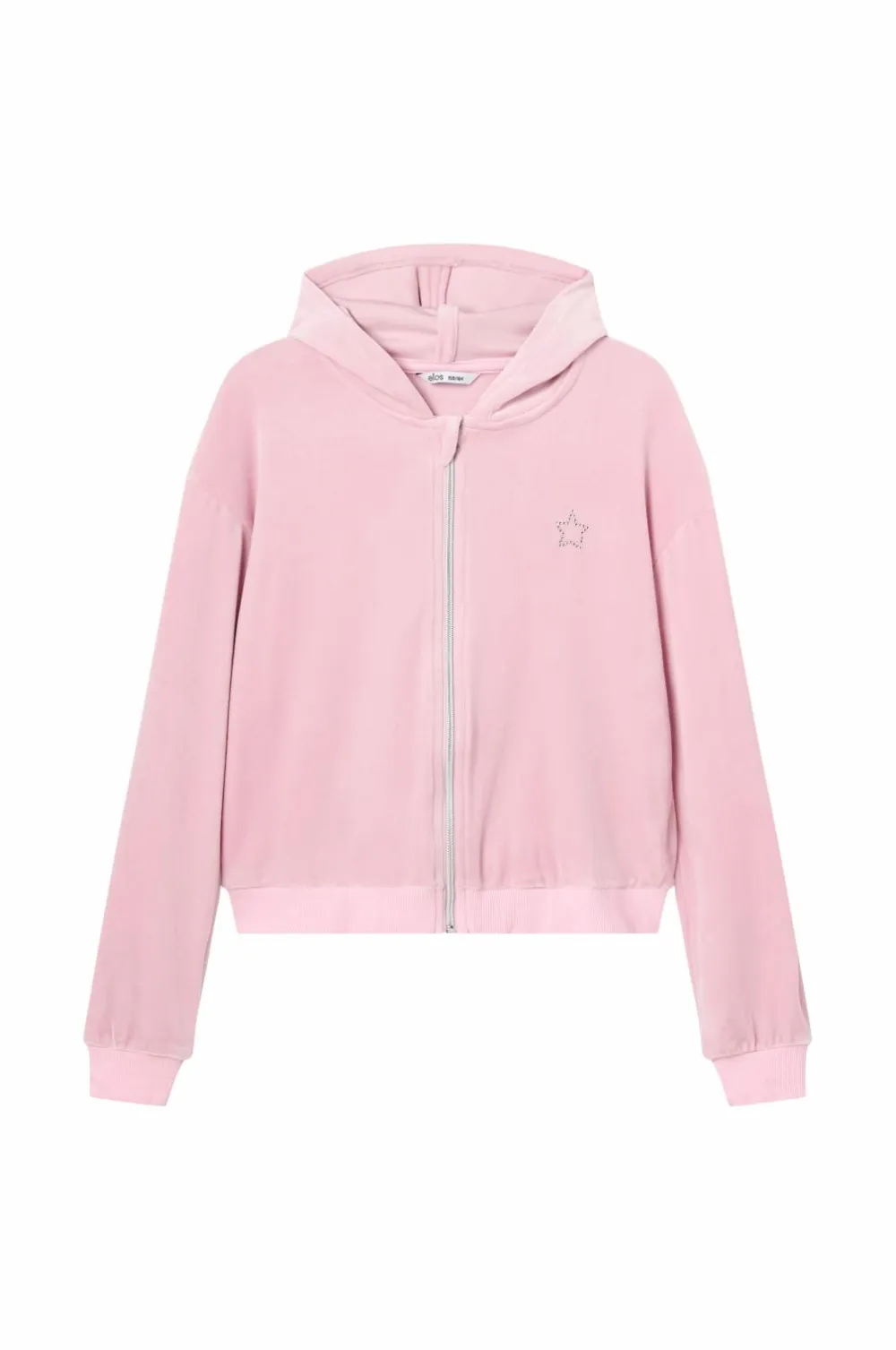Ellos Collection Veloursæt rosa Discount
