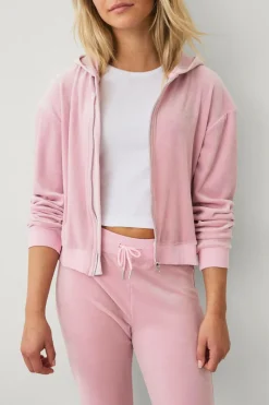 Ellos Collection Veloursæt rosa Discount