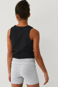 Ellos Collection Yoga-shorts Grå melange Outlet