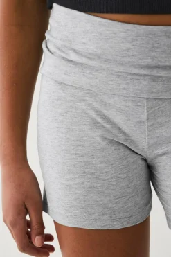 Ellos Collection Yoga-shorts Grå melange Outlet