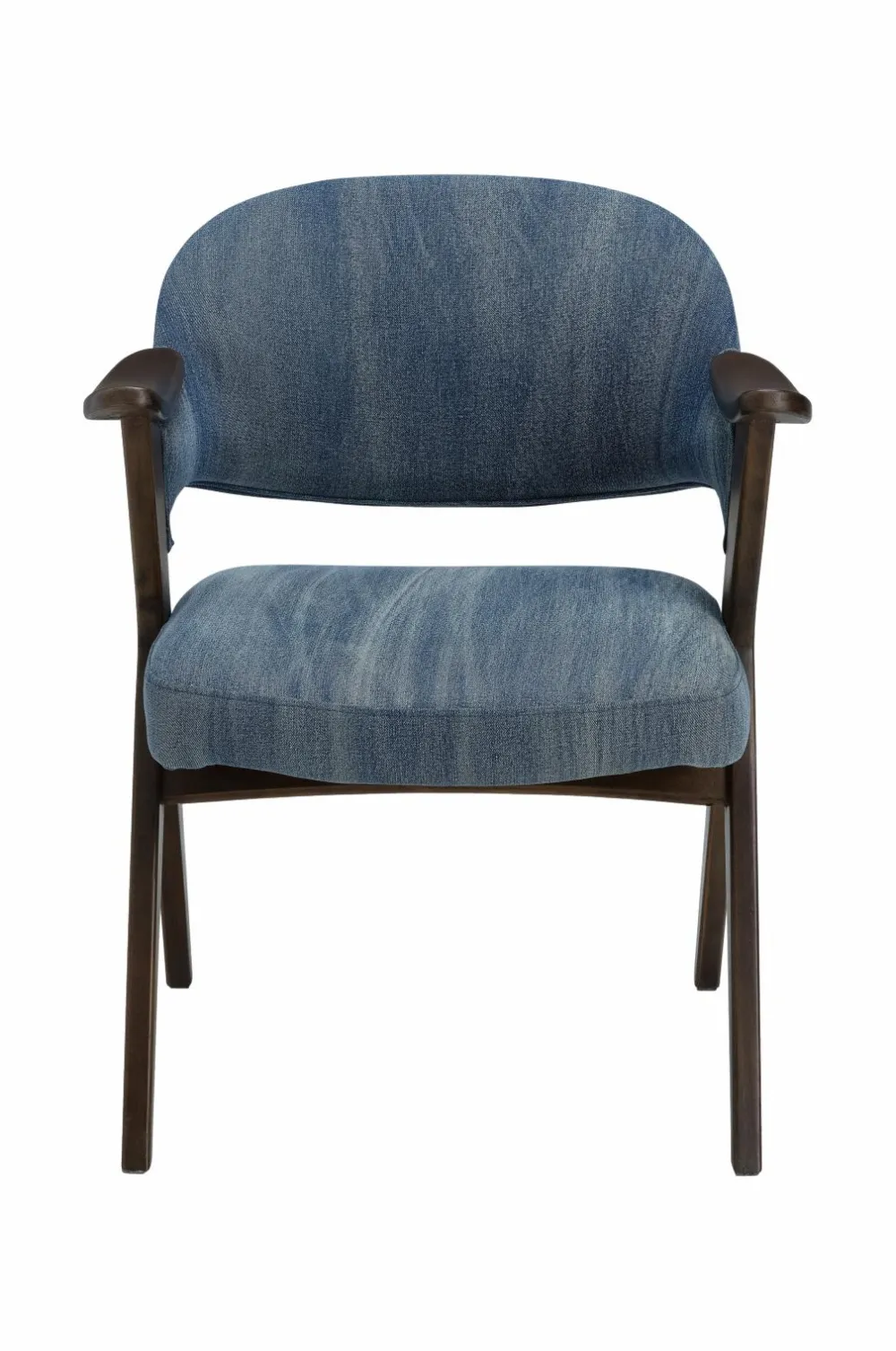 Ellos Stole & Skamler>Home Armstol Sanna Denim blå
