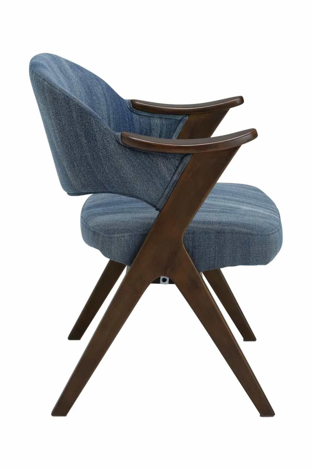 Ellos Stole & Skamler>Home Armstol Sanna Denim blå