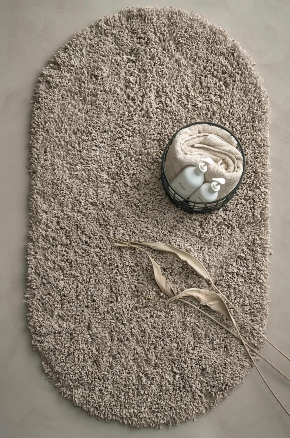 Ellos Home Badeværelsesmåtte Chenille Beige