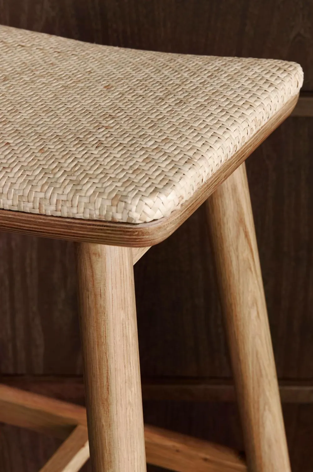 Ellos Home Barstol Bangs 65,5 cm Brun/natur Best