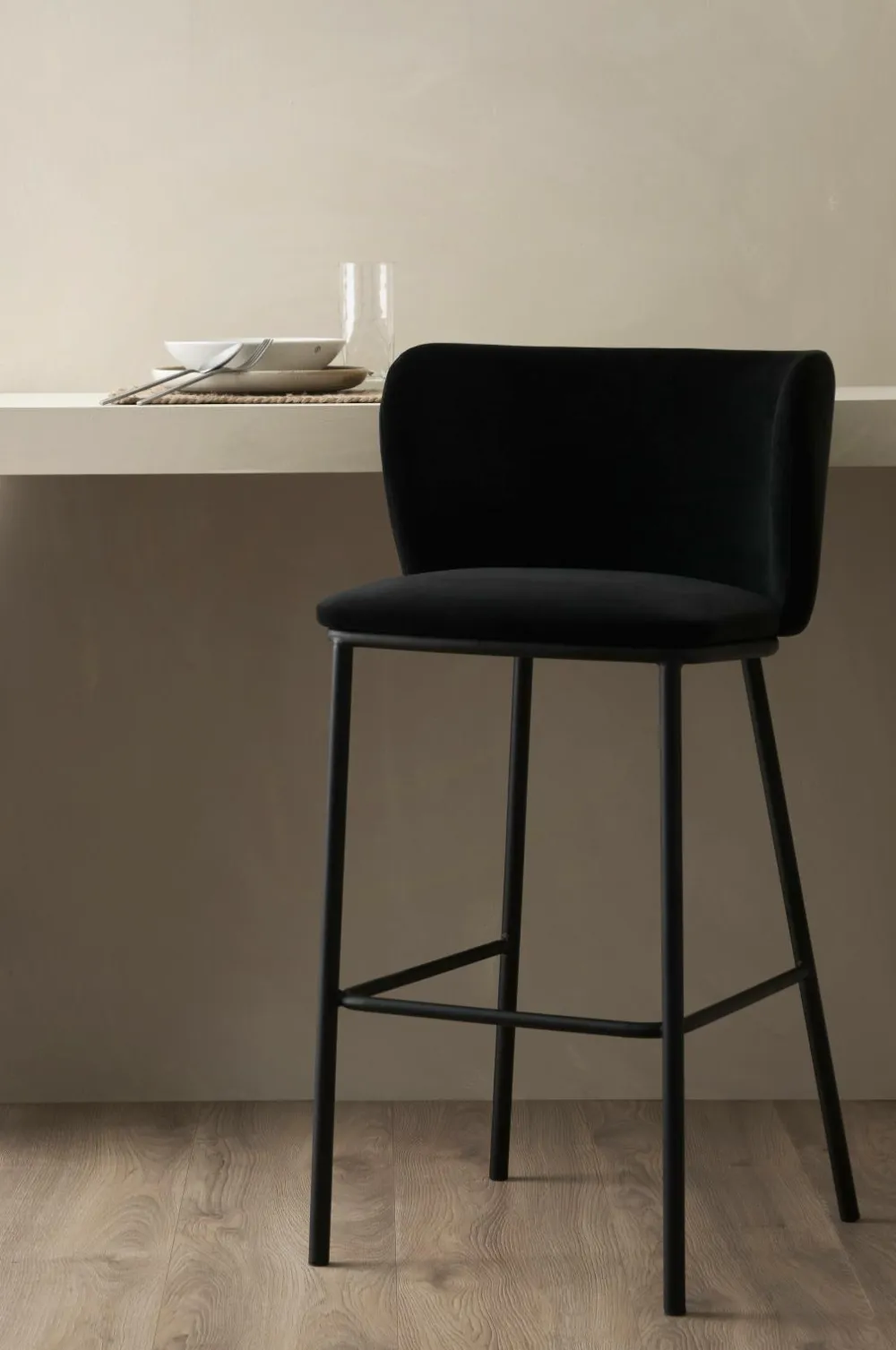 Ellos Home Barstol Pirri 76 cm Sort