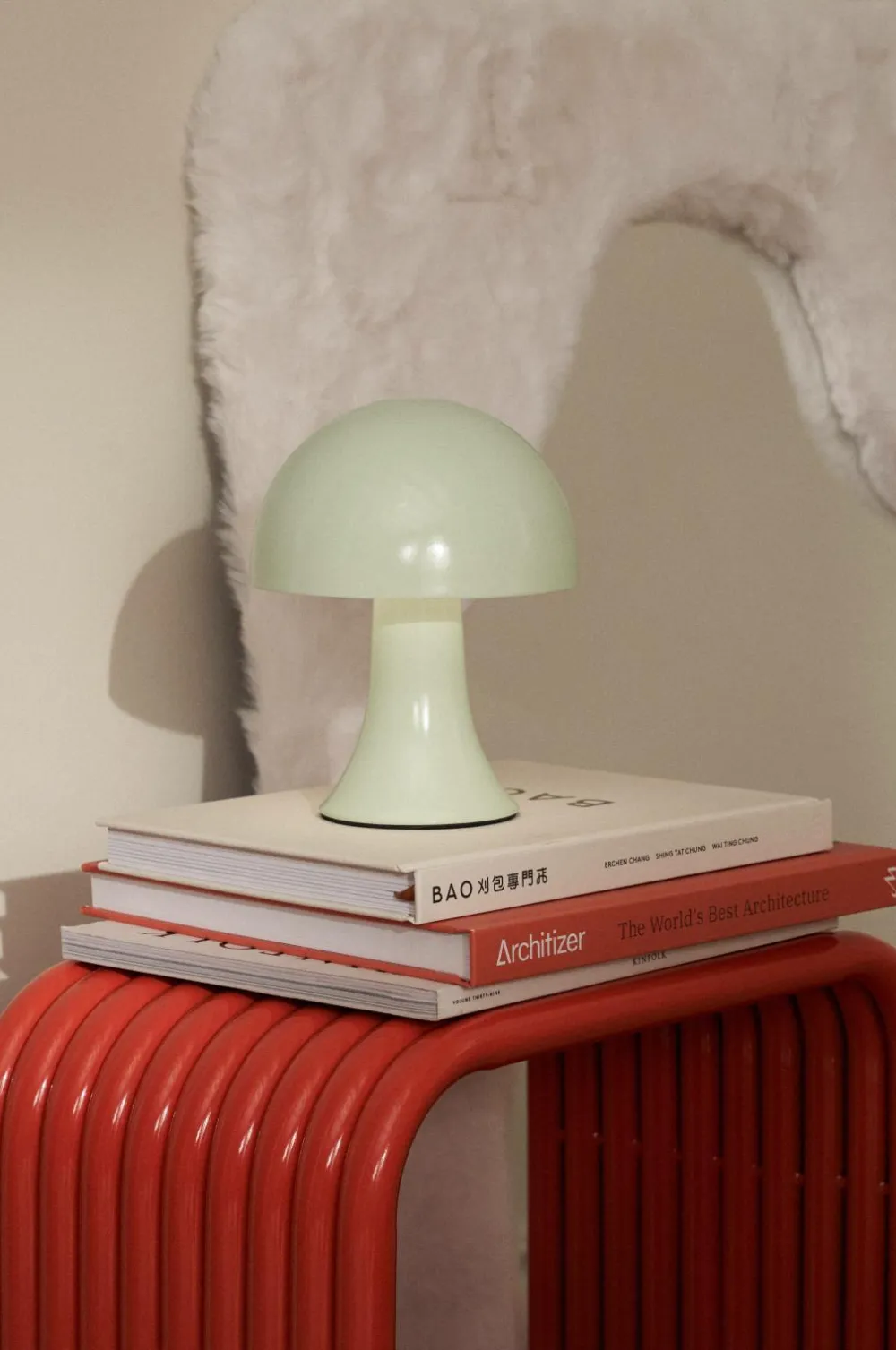 Ellos Home Batteridrevet bordlampe Betty Glossy Mintgreen Iron Clearance