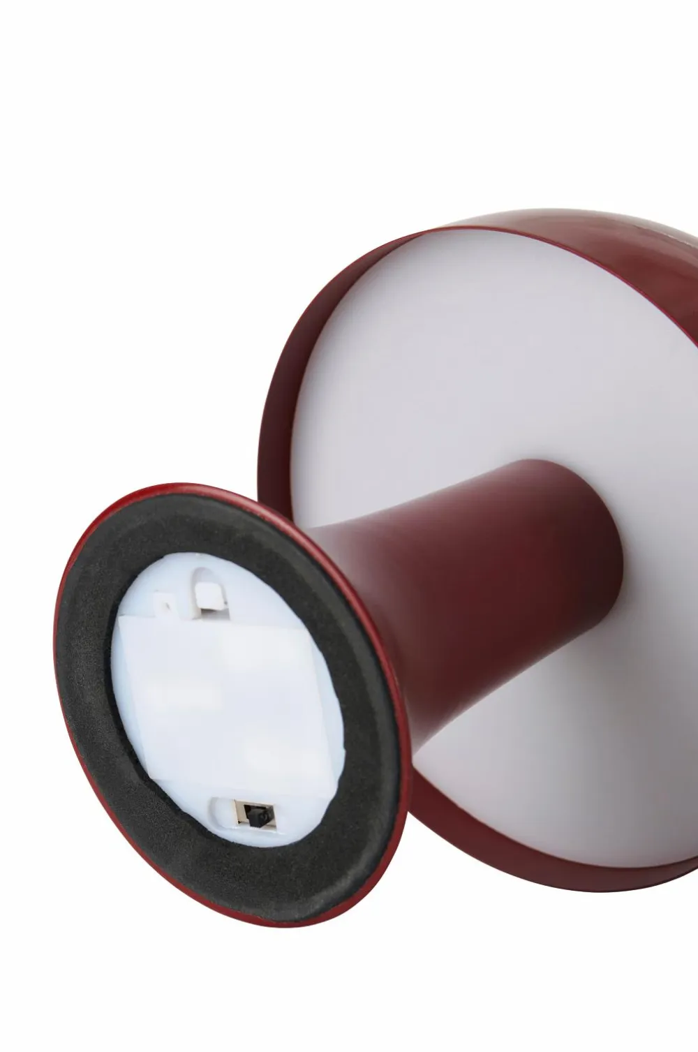 Ellos Bordlamper>Home Batteridrevet bordlampe Betty Shiny Dark Red