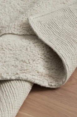 Ellos Home Bomuldsgulvtæppe Salem Hvid Clearance