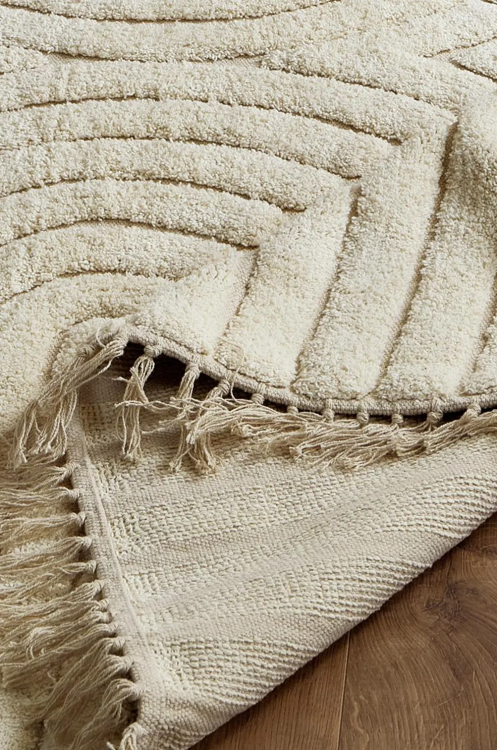 Ellos Home Bomuldstæppe Sassari Offwhite