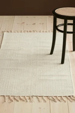 Ellos Home Bomuldstæppe Flora Offwhite