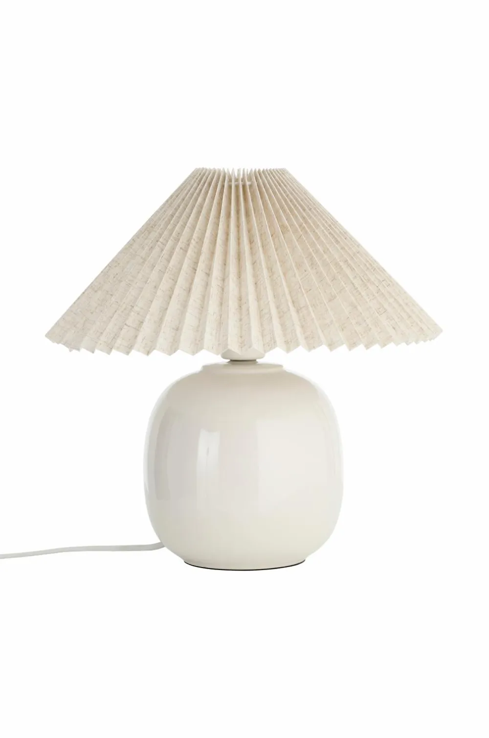 Ellos Home Bordlampe Chloé Hvid / hør Sale