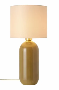 Ellos Home Bordlampe Mikela Beige/olivengrøn Online