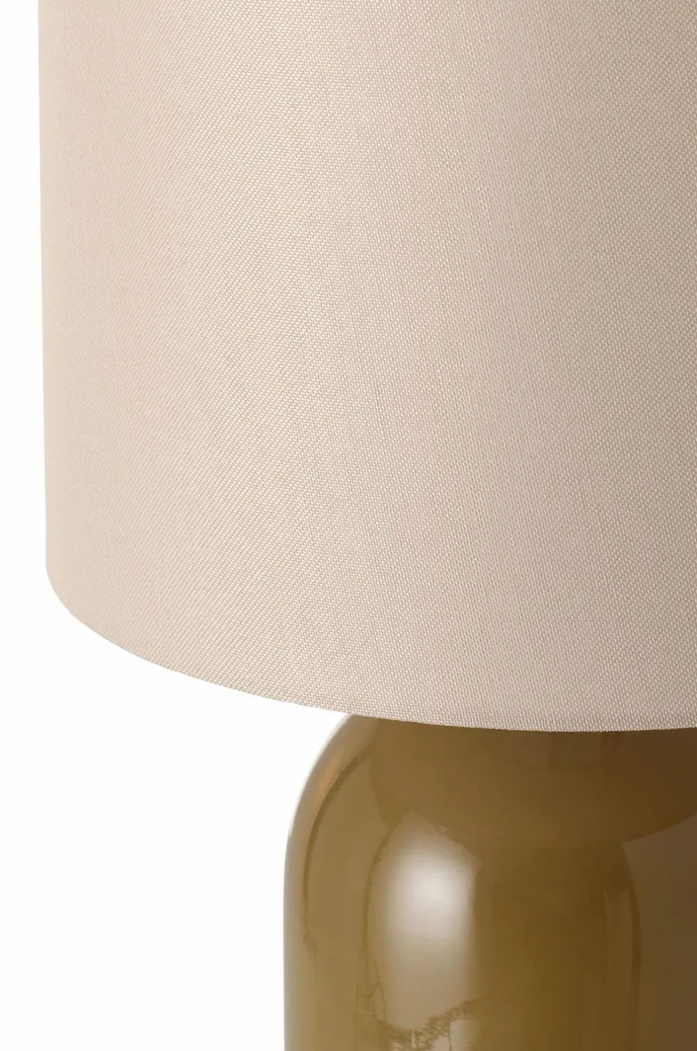 Ellos Home Bordlampe Mikela Beige/olivengrøn Online