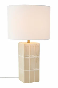 Ellos Bordlamper>Home Bordlampe Tiles Beige/hvid