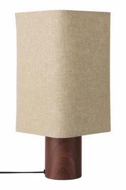 Ellos Home Bordlampe Square Hør/valnød