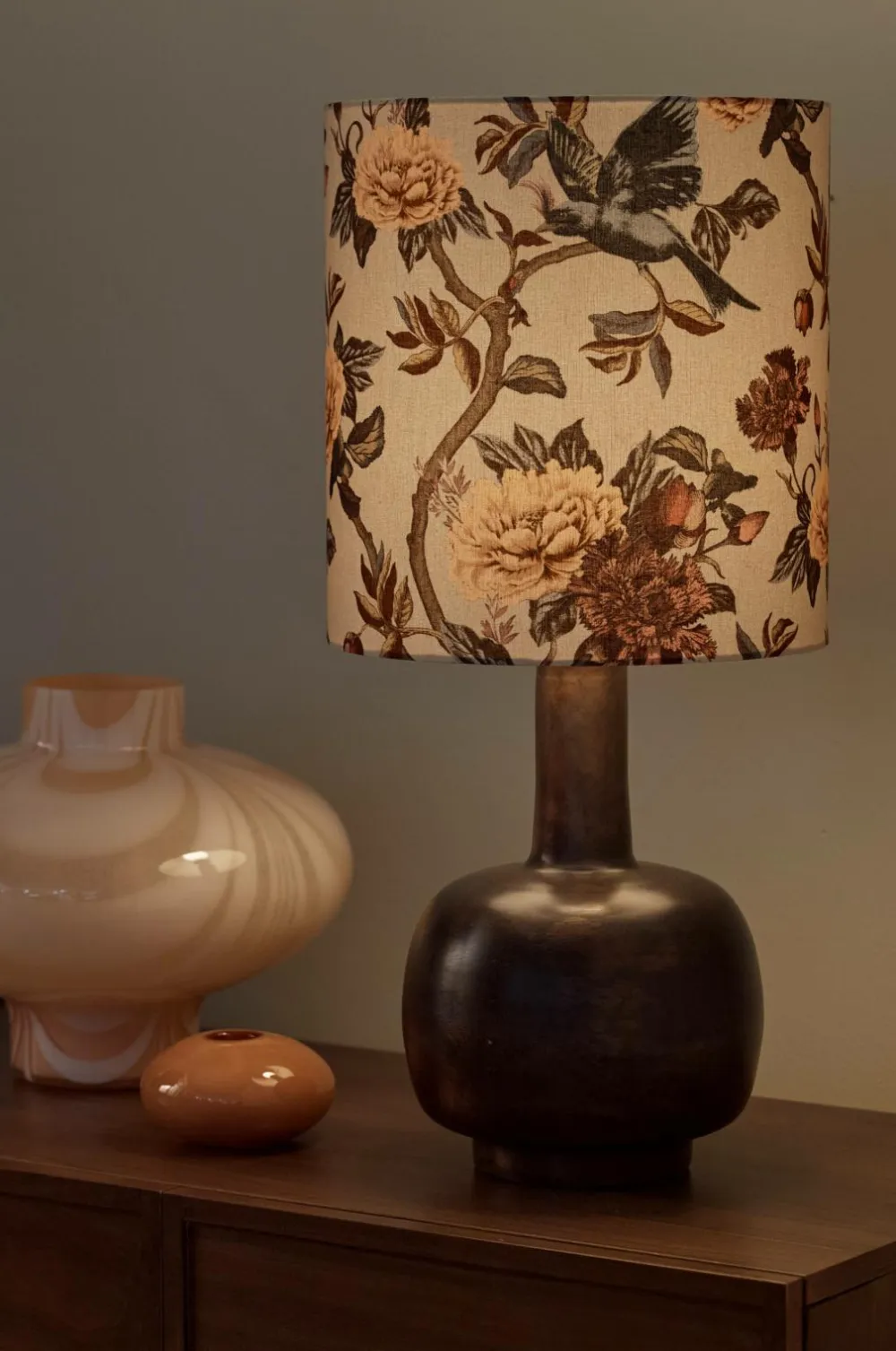 Ellos Bordlamper>Home Bordlampe Kelly Black/ multi