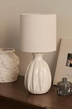 Ellos Home Bordlampe Abella Nature/ Offwhite