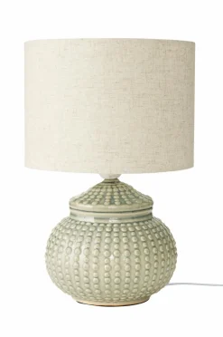 Ellos Home Bordlampe Niko Naturhvid / lysegrå / grøn Sale