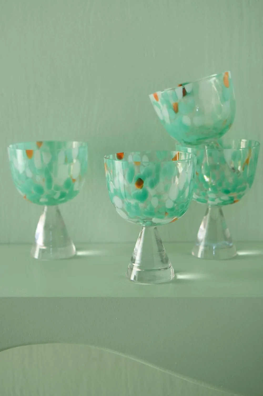 Ellos Home Cocktailglas Dotti 4-pak Grøn New