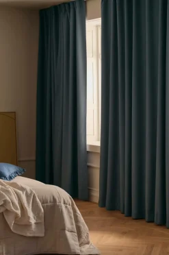 Ellos Home DEJA skræddersyet mørklægningsgardin Gråblå Sale