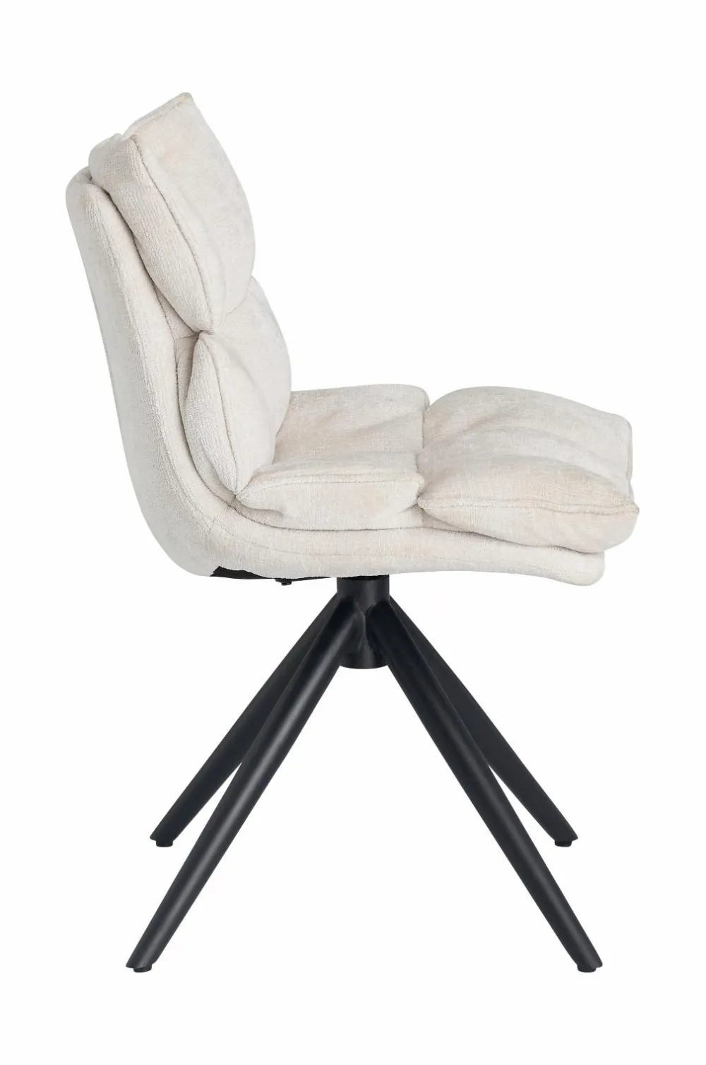 Ellos Home Drejestol Otto 2-pak Cremet hvid Online