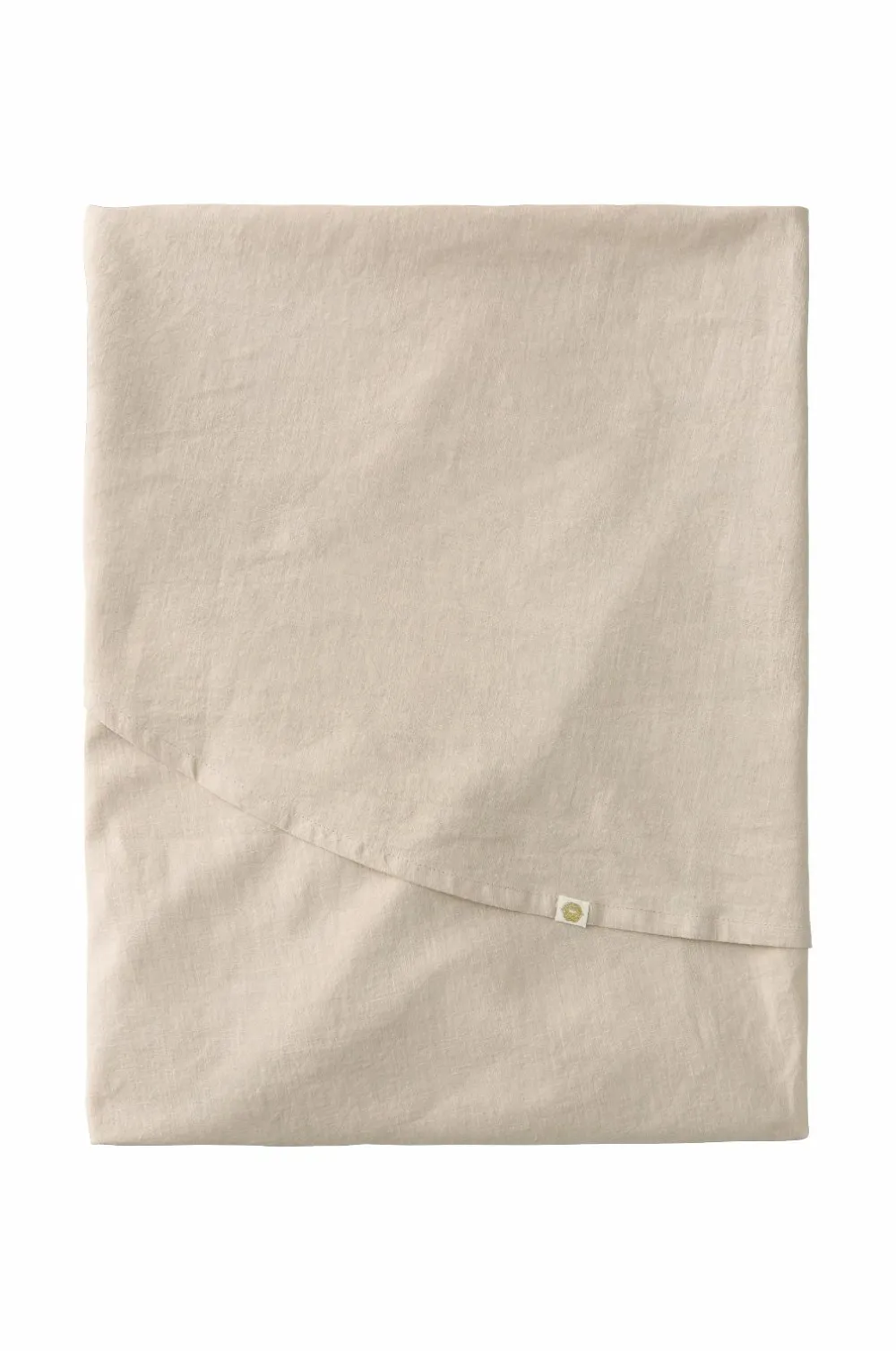 Ellos Home Dug Elly i genanvendt halvlinned Ø 150 cm Linen beige Clearance