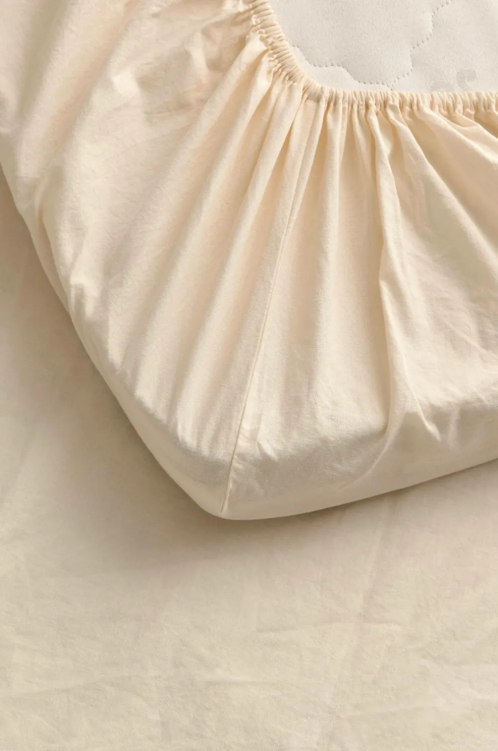 Ellos Lagener>Home Faconsyet lagen Milly i vasket bomuld Linen beige