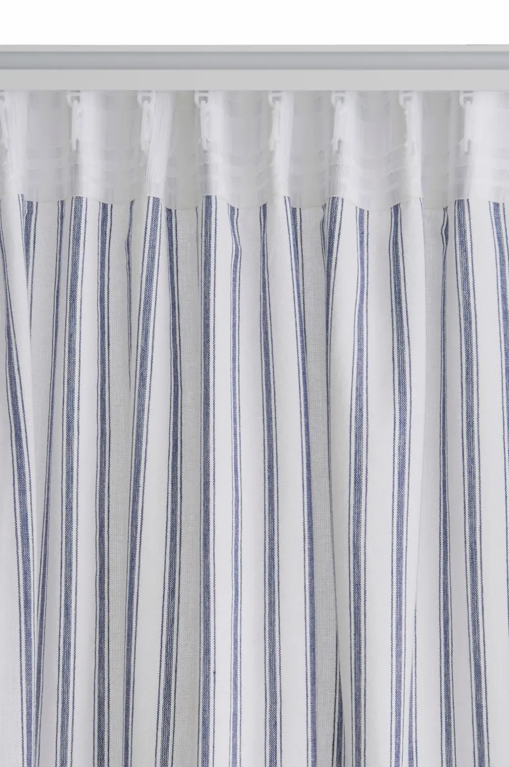 Ellos Julegardiner>Home Gardinlængde med multibånd, Jonna 2-pak Blue/misty grey