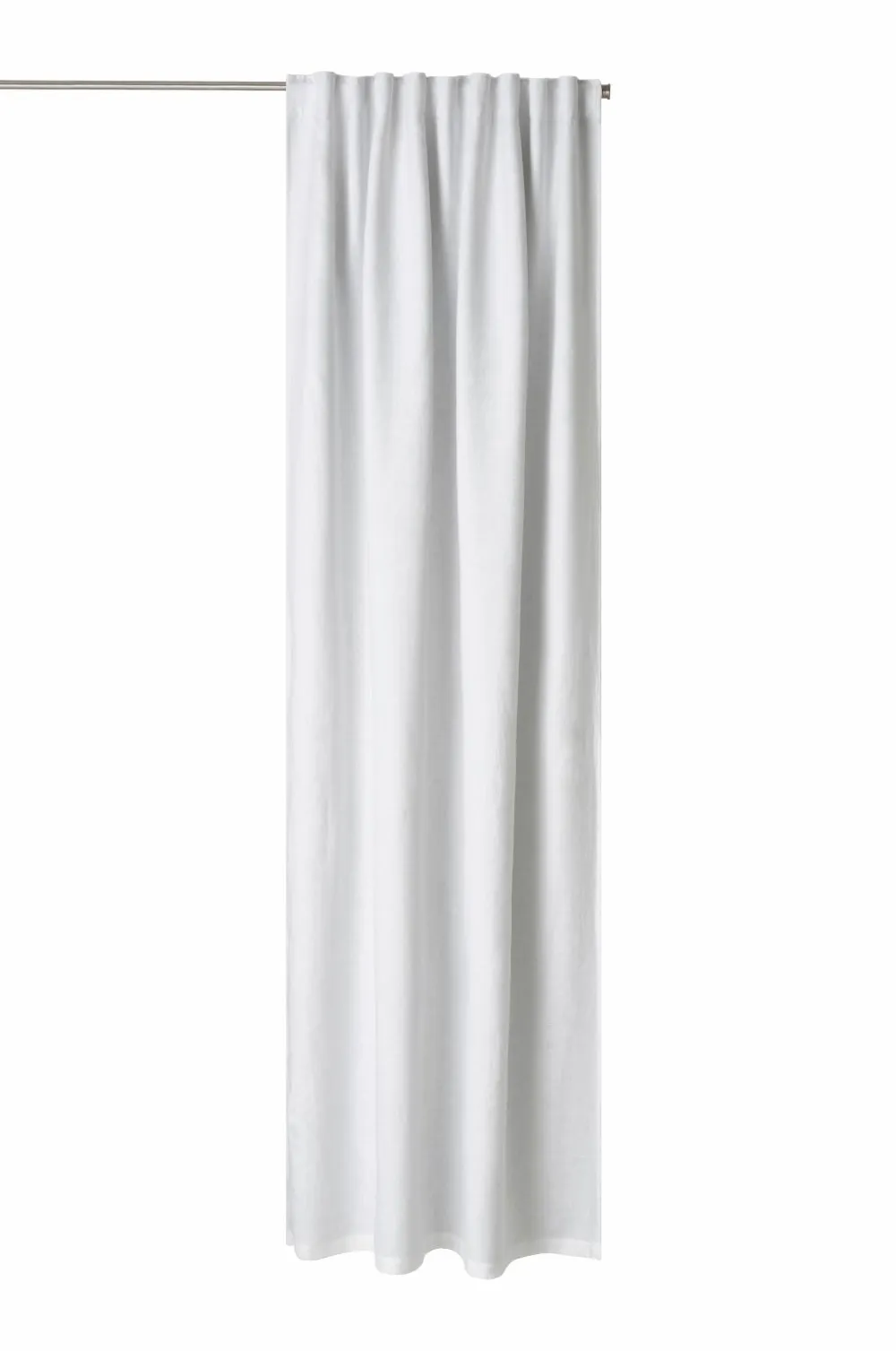 Ellos Hørgardiner|Mørklægningsgardiner>Home Gardinlængde med rynkebånd Alexandra 1-pak Gråhvid