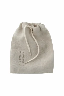 Ellos Home Gavepose Candice Gift Bag A121b 100% linen beige Best