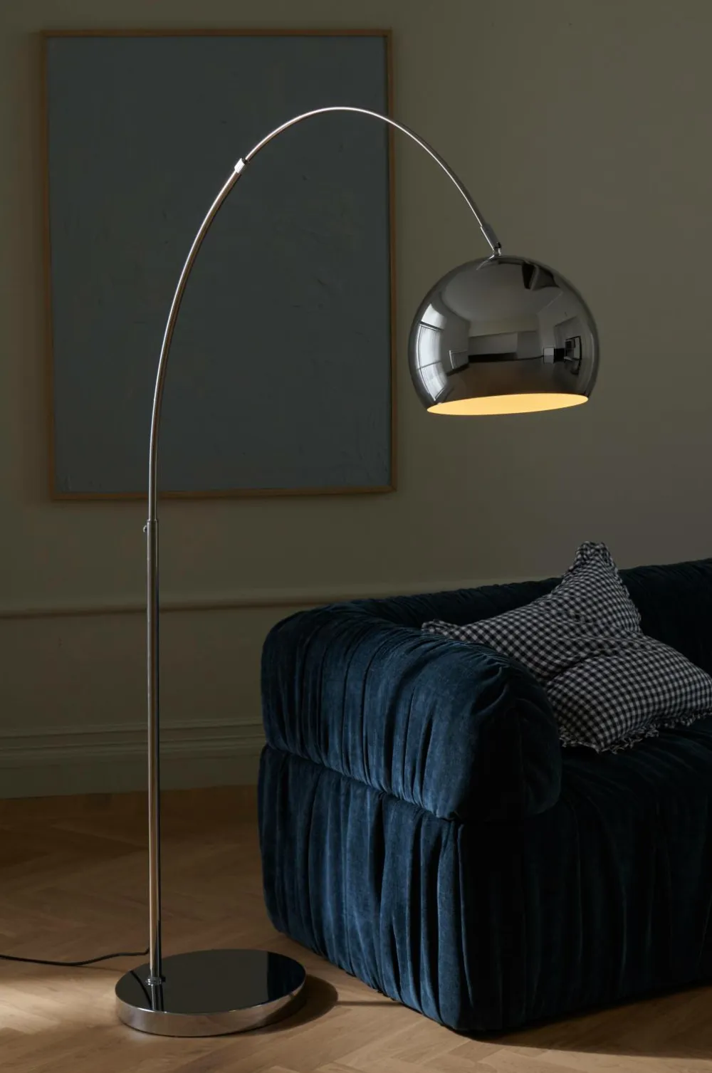 Ellos Gulvlamper>Home Gulvlampe Canon Krom