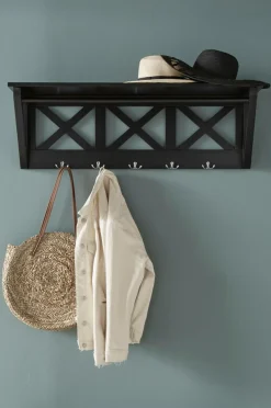 Ellos Home Hattehylde Kryss Sort Outlet