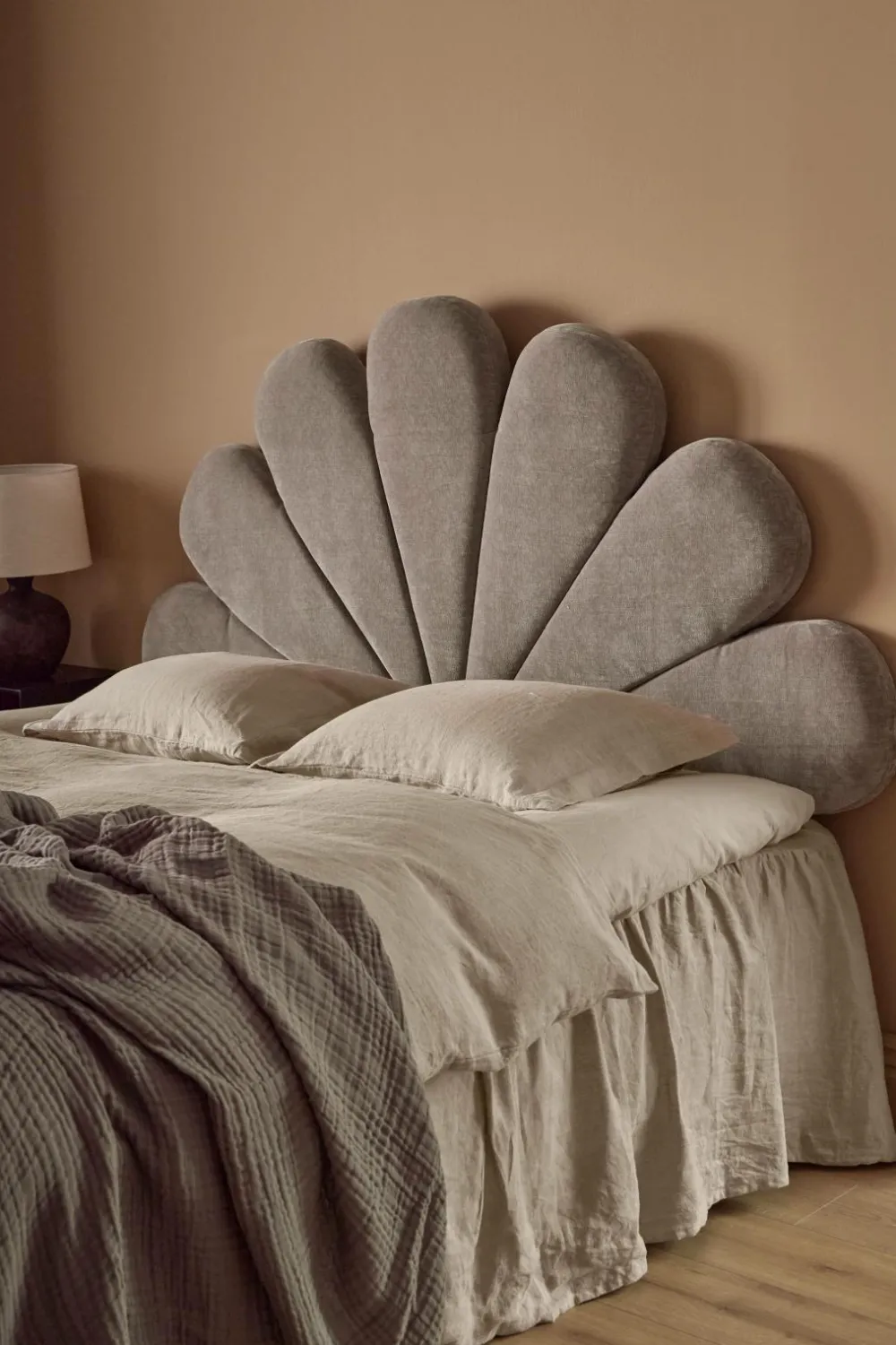 Ellos Home Hovedgærde Headboard Flora 180 Grå New