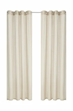 Ellos Home Øjenforhæng Nellie 2-pak Linen beige Clearance